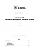 IMPORTACIÓN - DERECHO ADUANERO