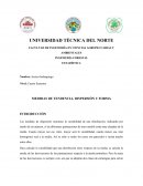 MEDIDAS DE TENDENCIA, DISPERSIÓN Y FORMA