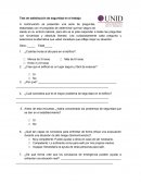 Test de satisfacción de seguridad en el trabajo