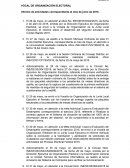 VOCAL DE ORGANIZACIÓN ELECTORAL