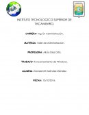 Trabajo de Funcionamiento de Windows