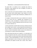 RESILENCIA Y LA APLICACIÓN DE ÉSTA EN MI VIDA