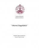 Facultad de Educación Educación de Párvulos “Informe Diagnóstico”