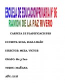 CARPETA DE PLANIFICACIONES