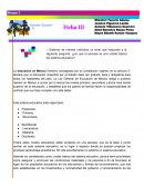 Trabajo sobre la educación en México