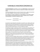 Variables macroeconomicas. La tasa de desempleo