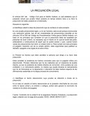 LA PRESUNCIÓN LEGAL