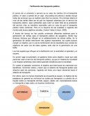 La Tarificación del transporte público