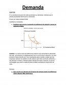 OFERTA Y DEMANDA. GUSTOS