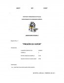 LABORATORIO INTEGRAL “PRESIÓN DE VAPOR”