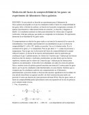Medición del factor de compresibilidad de los gases: un experimento de laboratorio físico-química