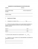 DIAGNÓSTICO DE NECESIDADES DE CAPACITACIÓN (DNC)