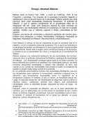 Ensayo: Abraham Maslow