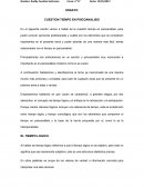 ENSAYO CUESTION TIEMPO EN PSICOANALISIS