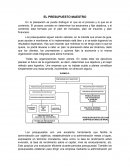 Planeación del presupuesto