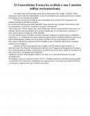 El Generalísimo Franco ha recibido a una Comisión militar norteamericana