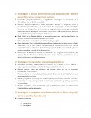 Historia de la Geografía - Actividad