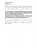 El Proceso Creativo - Ensayo