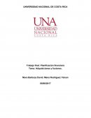 Trabajo final: Planificación financiera