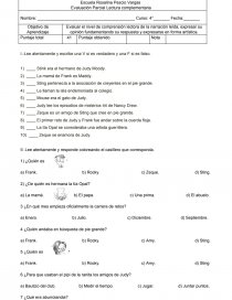 Evaluación Parcial Lectura complementaria. Página 1