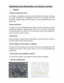 Infrome del Diagnóstico Socio demográfico: Los Próceres, Los Ríos.