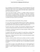 Redes ELECCION DE AUTORIDADES MUNICIPALES