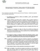 En la película al patrono de la empresa?¿de qué se encarga?¿cómo trata a los trabajadores?