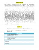 Preparar soluciones expresadas en diferentes formas de concentración y realizar diluciones de éstas