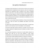 La filosofía es parte fundamental en la vida de todo ser humano ya que a través de ella podemos tener la capacidad de ver las cosas ta