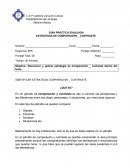 Reconocer y aplicar estrategia de Comparación contraste dentro del texto.
