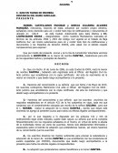 Hacemos del conocimiento a sus señoría que los suscritos reunimos los requisitos establecidos en el artículo 422 de la ley sustantiva en vigor, toda vez que contamos con el consentimiento otorgado por escrito de la señora JULIANA