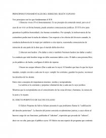 LOS GRANDES PRINCIPIOS FUNDAMENTALES DEL DERECHO, SEGÚN ULPIANO. Página 1