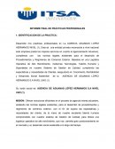 EL GRAN INFORME FINAL DE PRÁCTICAS PROFESIONALES