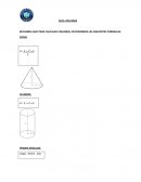 RECUERDA QUE PARA CALCULAR VOLUMEN, OCUPAREMOS LAS SIGUIENTES FORMULAS: