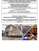 Declarado de Interés Educativo, Social y Cultural por la Honorable Cámara de Diputados de Santiago del Estero