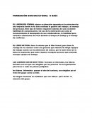 FORMACIÓN SOCIOCULTURAL