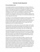 Un principado mixto genera una serie de dificultades para su principe