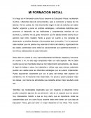ENSAYO DE MI FORMACION INICIAL