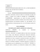 Un Acta Constitutiva de Restaurante