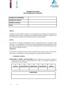 Como hacer un Informe de evaluacion en el colegio