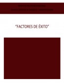 Factores de exito empresariales