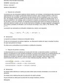 Informe de La reacción se emplea en motores de combustión interna