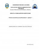 GENERALIDADES DE LA EMPRESA CASA EJECUTORES SAC