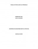 TRABAJO DE PSICOLOGÍA DEL APRENDIZAJE