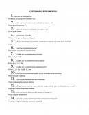 CUSTIONARIO, BIOELEMENTOS