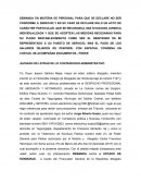 DEMANDA EN MATERIA DE PERSONAL