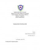 Trabajo de investigación computación