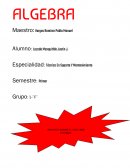 La gran razón por la cual realizo este reporte es para entender detalladamente como se llevan a cabo algunos ejercicios relacionados con algebra