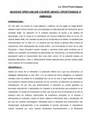 MASSIVE OPEN ONLINE COURSE (MOOC) OPORTUNIDAD O AMENAZA