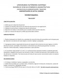 Un Ensayo teoria administrativa